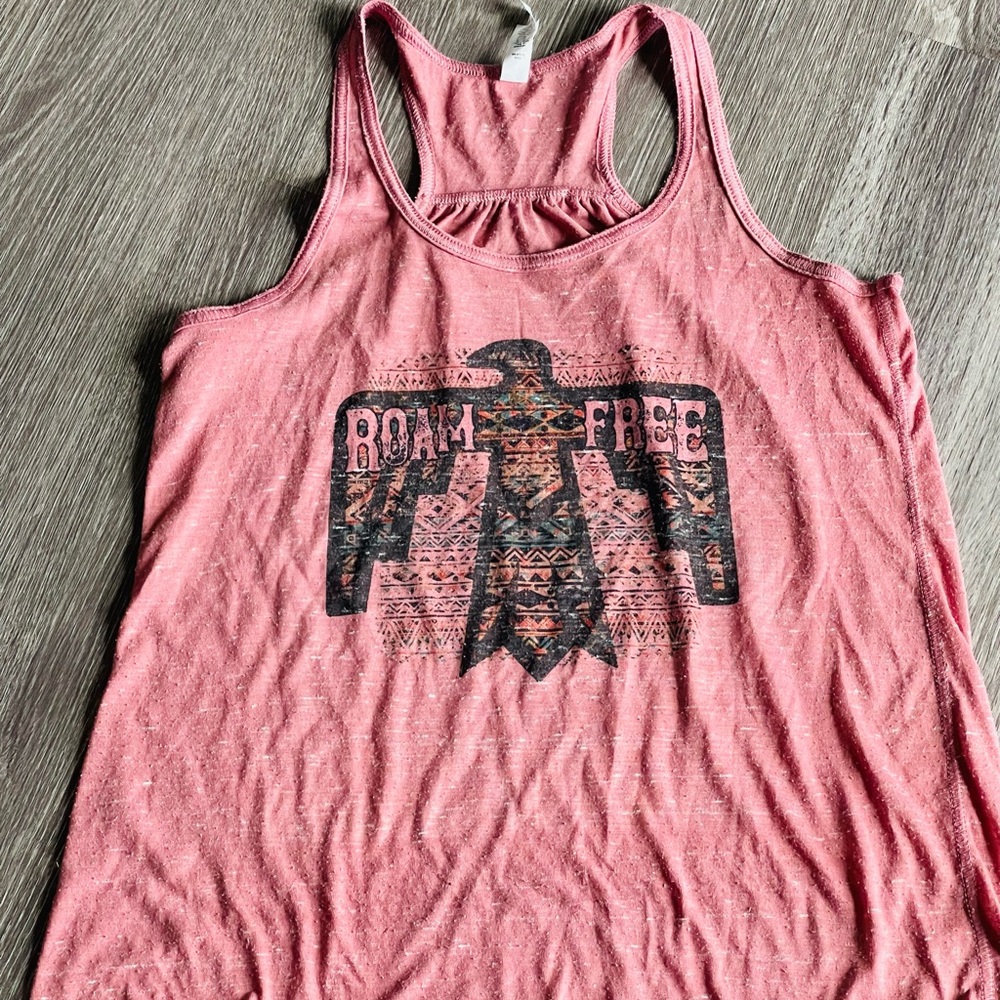 Roan free Thunderbird Pink Tank Top